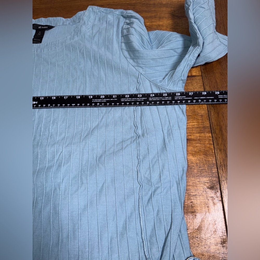 Ali Miles Patch Button Pockets Tunic Top - image 5